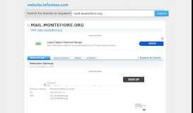 
							         mail.montefiore.org at WI. Netscaler Gateway - Website Informer								  
							    
