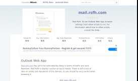 
							         Mail.rsfh.com website. Outlook Web App.								  
							    