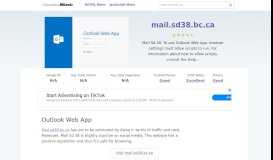 
							         Mail.sd38.bc.ca website. Outlook Web App.								  
							    