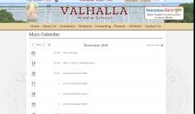 
							         Main Calendar - Valhalla Middle School								  
							    