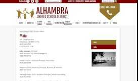 
							         Main – Mark Keppel High School – Alhambra Unified School District								  
							    