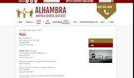 
							         Main – San Gabriel High School – Alhambra Unified School District								  
							    