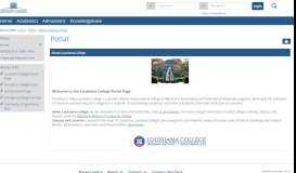 
							         Main View | Home | Portal - About Louisiana College								  
							    