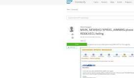 
							         MAIN_NEWBAS/XPRAS_AIMMRG phase , Job RDDEXECL failing - SAP Archive								  
							    