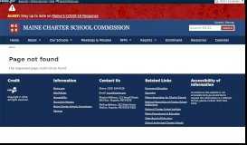 
							         Maine Charter School Commission Annual Report to the ... - Maine.gov								  
							    