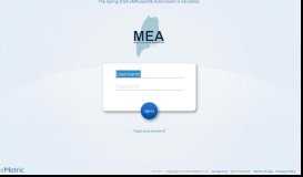 
							         Maine Educational Assessments (MEA) Portal - Login								  
							    