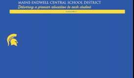 
							         Maine-Endwell Central School District News Article								  
							    