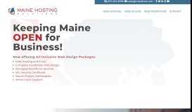 
							         Maine Hosting Solutions - Web Design, WordPress ...								  
							    