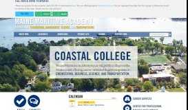 
							         Maine Maritime Academy - A COLLEGE OF ENGINEERING ...								  
							    