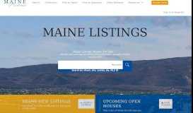 Maine Listings Member Portal Page