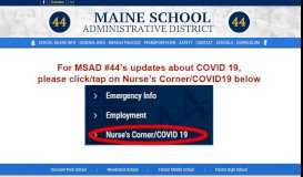 
							         Maine School Administrative District 44								  
							    