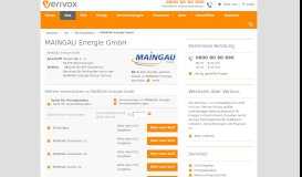 
							         MAINGAU Energie (Gastarife und Gaspreise) - Verivox								  
							    
