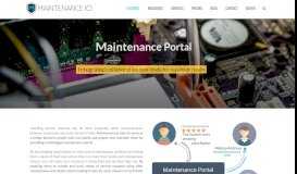
							         Mainteance.io CMMS - Maintenance Portal								  
							    