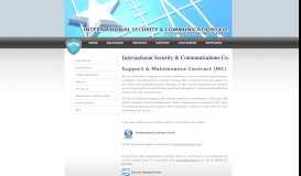 
							         Maintenance Contract Portal - International Security ...								  
							    
