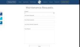 
							         Maintenance Requests – The Neiders Company								  
							    