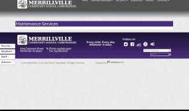 
							         Maintenance Services - Merrillville Community School ...								  
							    