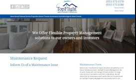 
							         Maintenance - TopFlight Realty & Property Management								  
							    