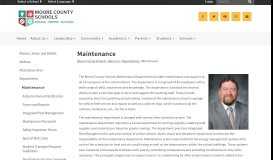 
							         Maintenance / Welcome to Maintenance - Moore County Schools								  
							    