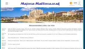 
							         Majorca Tourist Information Links								  
							    
