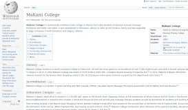 
							         MaKami College - Wikipedia								  
							    