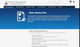 
							         Make a Business Plan | Stamford CT Business Portal								  
							    