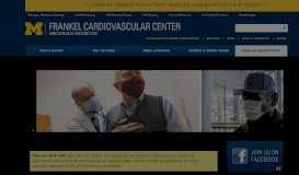 
							         Make a Cardiovascular Appointment | Frankel Cardiovascular Center ...								  
							    