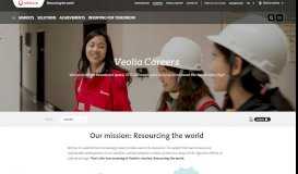 
							         Make a career at Veolia to resource the world | Veolia								  
							    