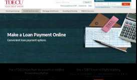 
							         Make A Loan Payment | TDECU								  
							    