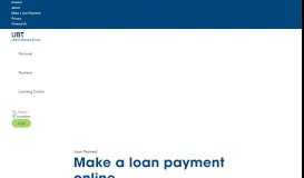 
							         Make a Loan Payment | Union Bank & Trust								  
							    