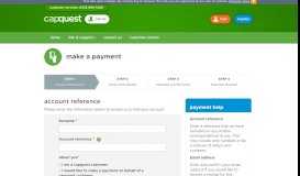 
							         Make a payment - Capquest Portal								  
							    