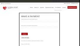 
							         Make a Payment | Florida Heart Associates								  
							    