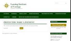 
							         Make A Payment – Lansing Institute of Urology								  
							    