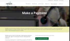 
							         Make a Payment | Reliant Capital Solutions								  
							    