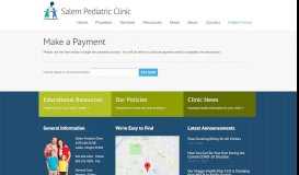 
							         Make A Payment – Salem Pediatric Clinic								  
							    