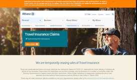 
							         Make a Travel Insurance Claim | Allianz Australia								  
							    