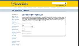 
							         Make an Appointment - UTMC - University of Toledo								  
							    