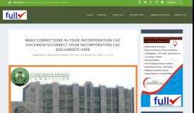 
							         Make Corrections in Your Incorporation CAC Documents/Correct Your ...								  
							    