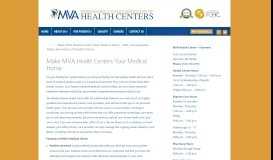 
							         Make MVA Health Centers Your Medical Home | MVA | Monongahela ...								  
							    