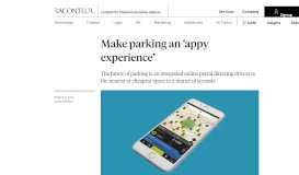 
							         Make parking an 'appy experience' - Raconteur								  
							    