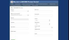 
							         Make Payment - AOCOED Application Portal!								  
							    