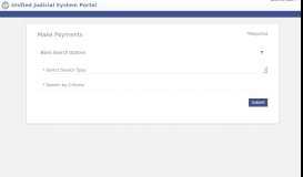 
							         Make Payments - Unified Judicial System Portal								  
							    