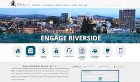 
							         Make Public Records Request - City of Riverside								  
							    