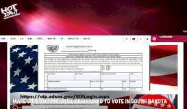 
							         Make Sure You Are Still Registered to Vote In South Dakota - Hot 104.7								  
							    