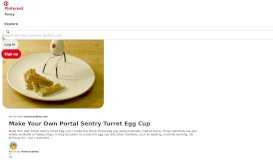 
							         Make Your Own Portal Sentry Turret Egg Cup | Geek Indulgence ...								  
							    