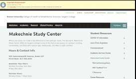 
							         Makechnie Study Center | Sargent College | Boston University ...								  
							    