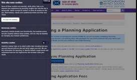 
							         Making A Planning Application - Wychavon District Council								  
							    