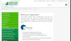 
							         Making an Application - Three Rivers District Council								  
							    