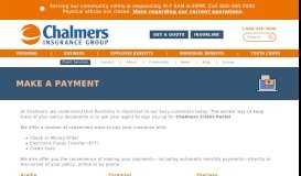 
							         Making an Insurance Payment - Chalmers Insurance Group								  
							    