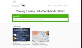 
							         Making Iranian Data Available to the Public								  
							    