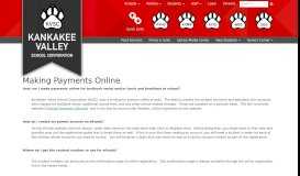 
							         Making Payments Online - Kankakee Valley School Corporation								  
							    
